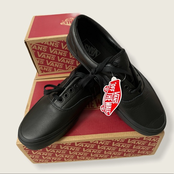 Vans Shoes | New Vans Leather Shoes for Unisex | Color: Black | Size: 9 | Tj_Giftshop's Closet